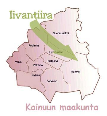 Iivantiiran sijainti