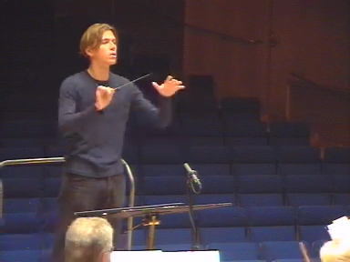 Tapio von Boehm conducting